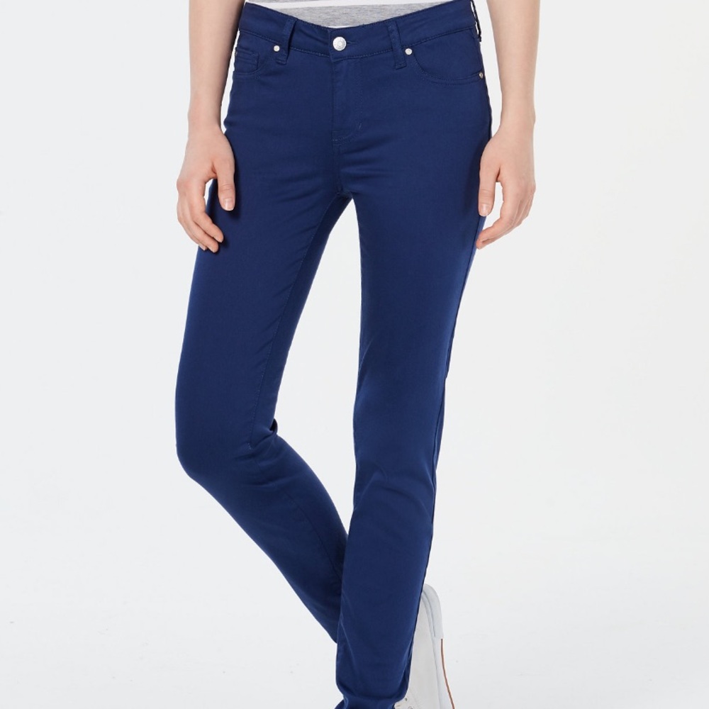 Celebrity Pink Juniors Jayden Mid-Rise Colored Wash Skinny Jeans